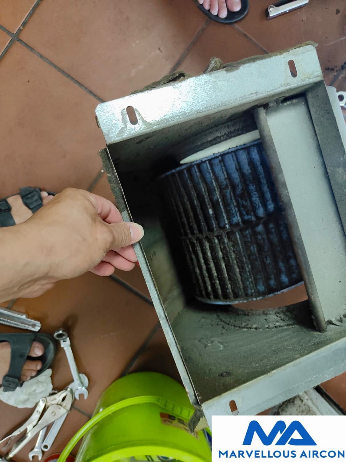 Replace Ceiling Ducted Aircon Fan Motor in Bedok