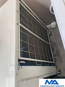 Cleaning Outdoor Condenser in Yishun