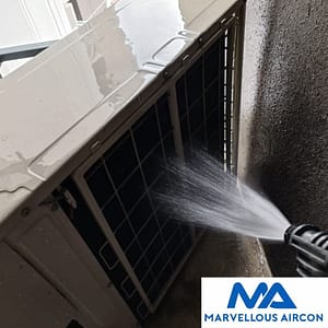 Cleaning Outdoor Condenser